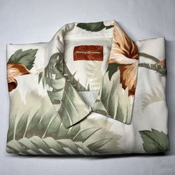 Men’s Tommy Bahama Silk Shirt, Large