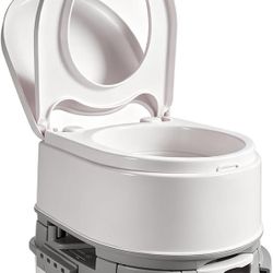 Portable Toilet for Adults - 6.6 Gal Waste Tank, Flushable Camping & RV Toilet - New in Box