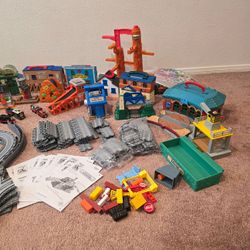 Huge Thomas & Friends Take-Along Lot - Trains, Track, & 8+ Playsets!