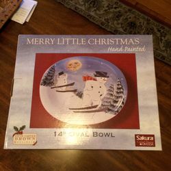 Sakura Christmas Bowl