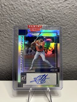 2022 Panini Donruss Jose Siri Signature Series Silver RC