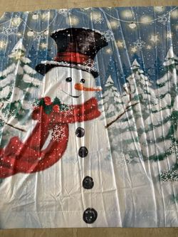 Snowman Themed Bathroom Decor