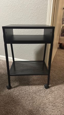 Black nightstand