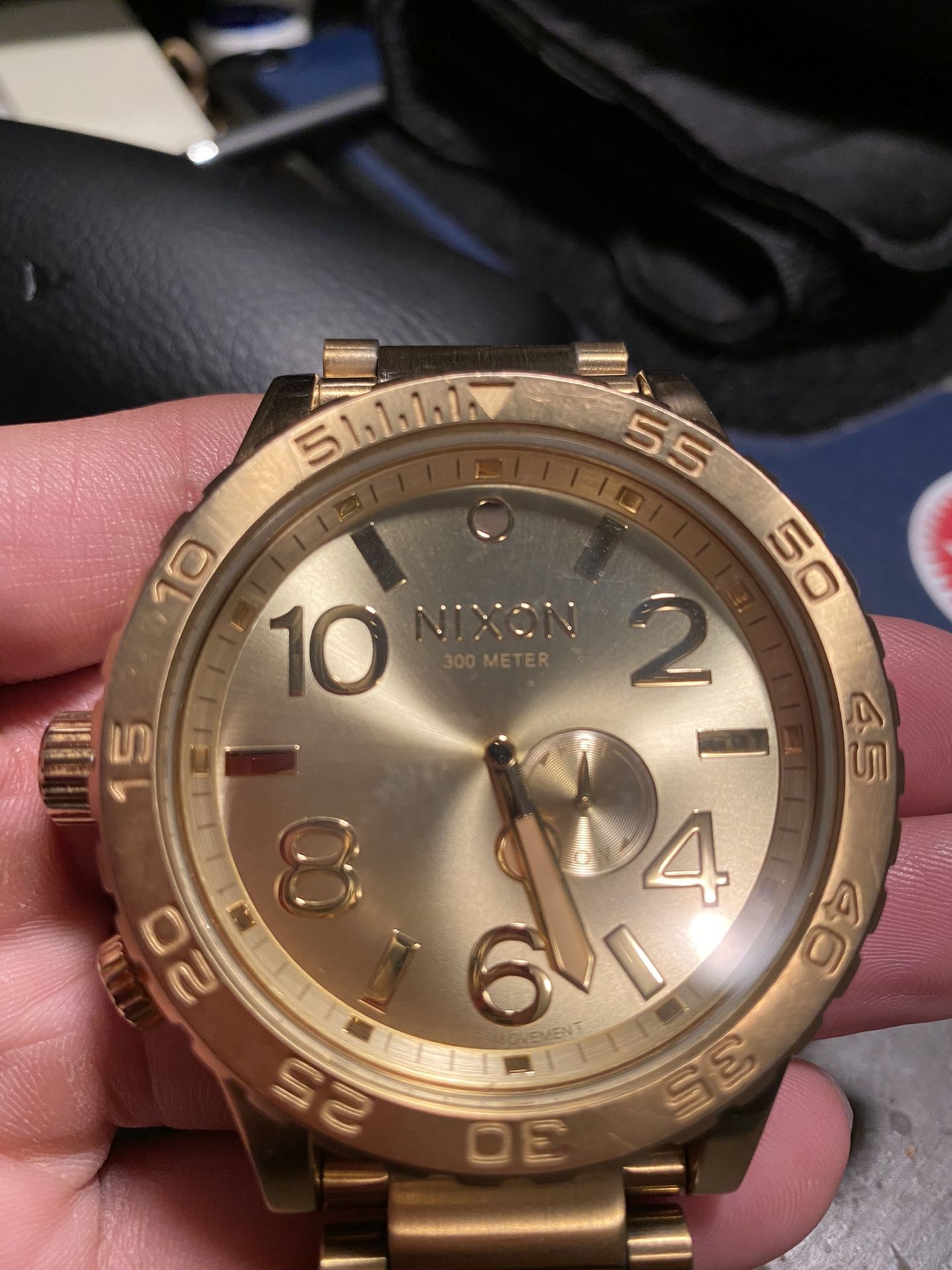 Gold Nixon 51-30 Watch