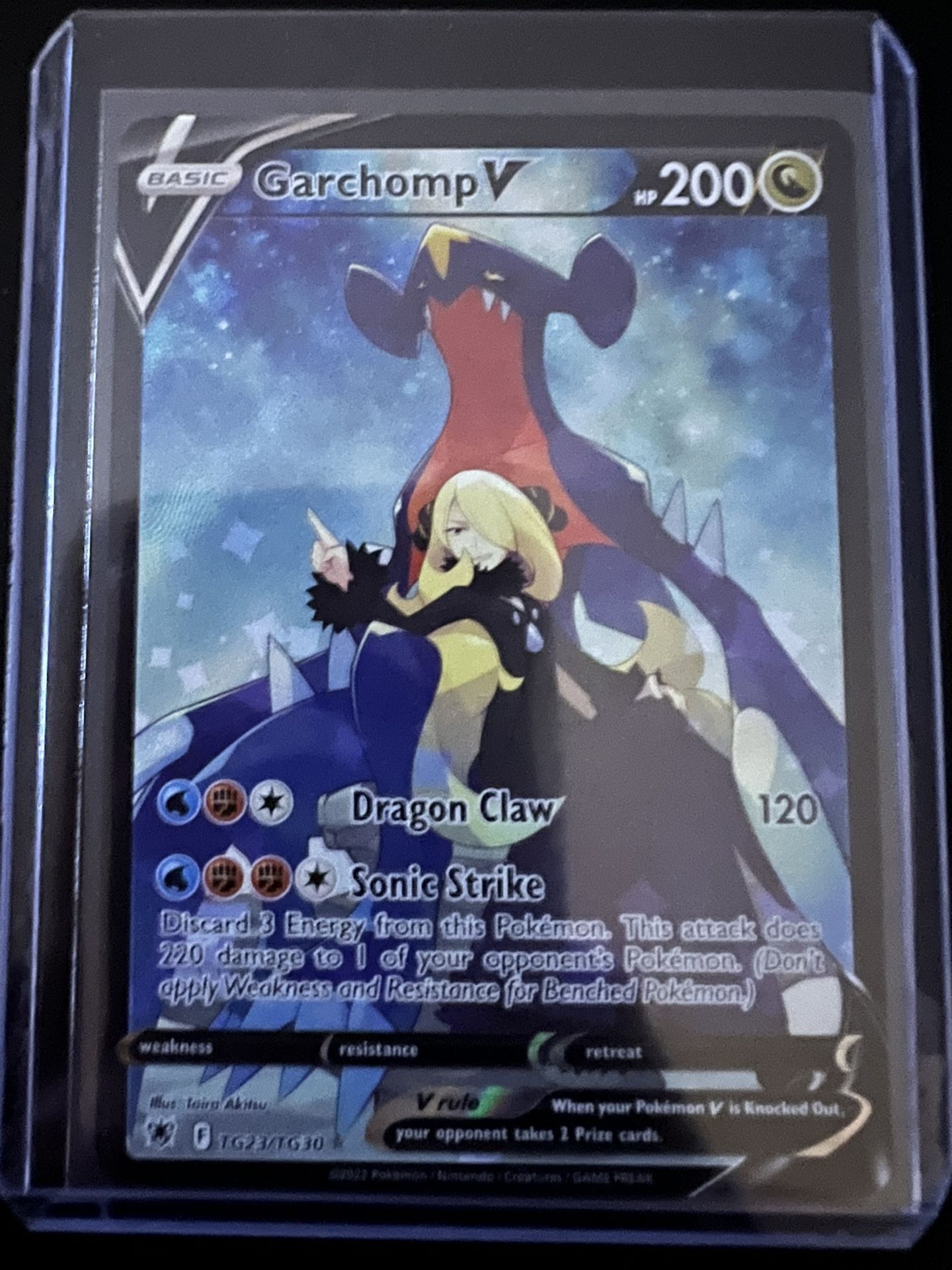 Garchomp V Ultra Rare Astral Radiance Pokémon Card TG23/TG30