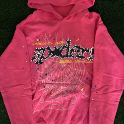 Pink sp5der hoodie