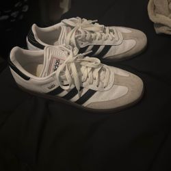 White Adidas Sambas Mens 8