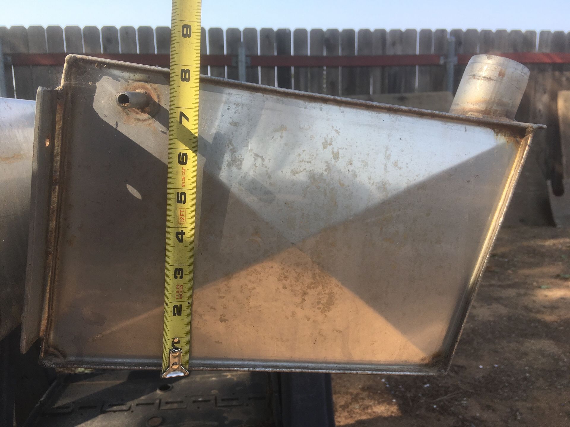 Stainless miniday vdrive jet boat fuel tanks for Sale in Fallbrook, CA