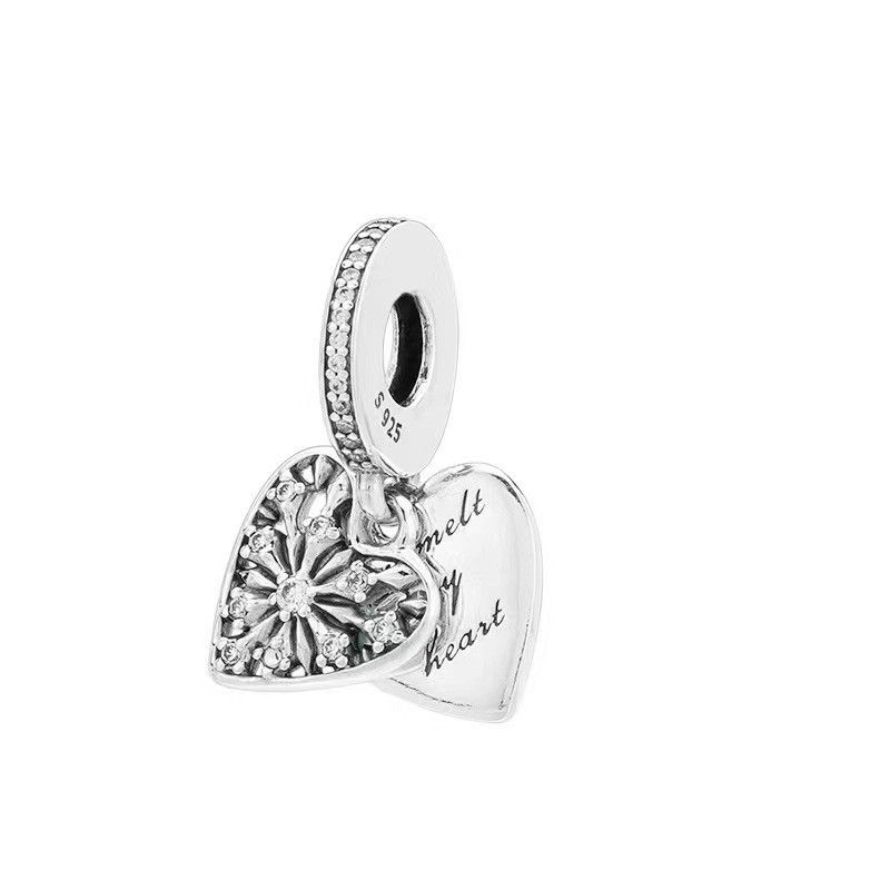 Pandora Sterling Silver Heart of Winter You Melt My Heart Dangle Charm