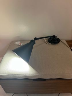New Matte Black Adjustable Arm Wall Sconce Lamp , 💡 included ( hardwired/ only one )