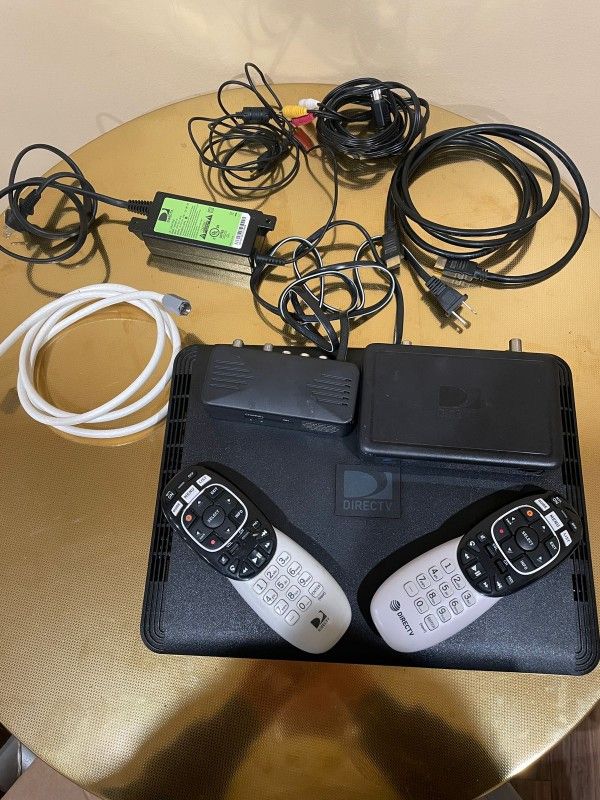Directv HR54-700 Receiver W/ C41-500 Genie Mini, Card, Cords & Remote and Audio/Video RF Modulator 6203 For Cable Satellite System/Game Consoles