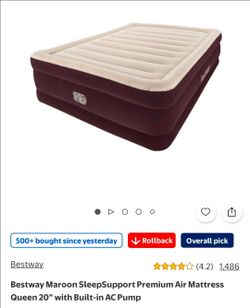 Queen air mattress