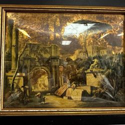 Vintage Art on Wood