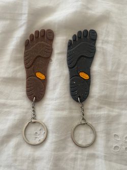 Vibram Foot Keychains