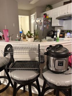 Yard sale Fri & Sat✅ Insta pot 25 & Dbl dish drain 12