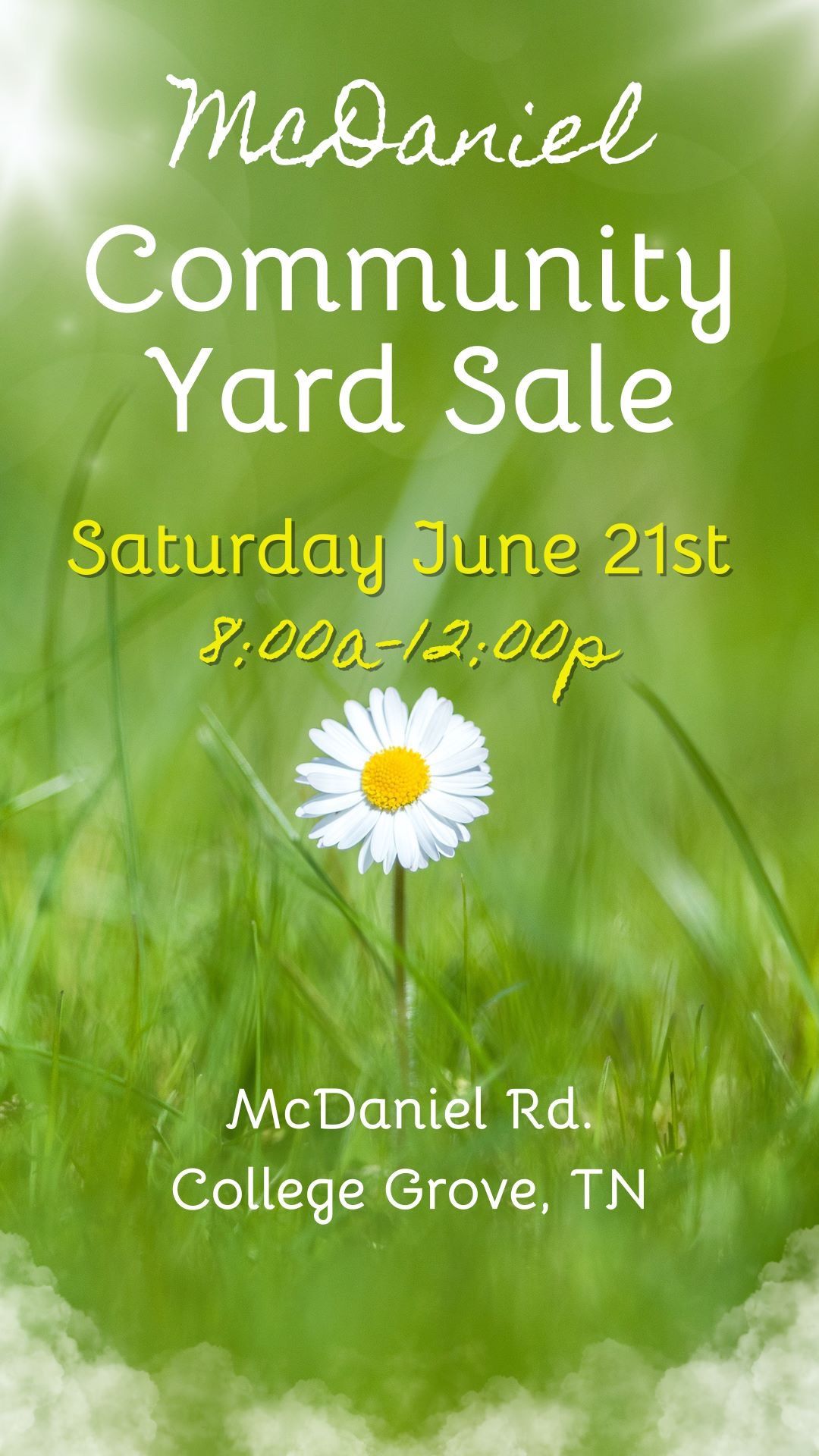 McDaniel Neighborhood Yard Sale 