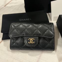 NEW AUTHENTIC CHANEL FLAP CARD WALLET