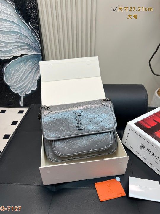 YSL Hippie Postman Bag - Women's Wallet, Handbag, Shoulder Bag