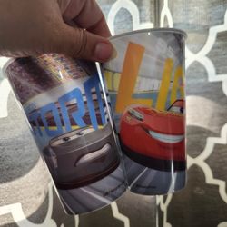 2 Plastic Cars Cups (1 Available)