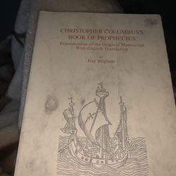 Book Of Prophesies By Christopher Columbus 