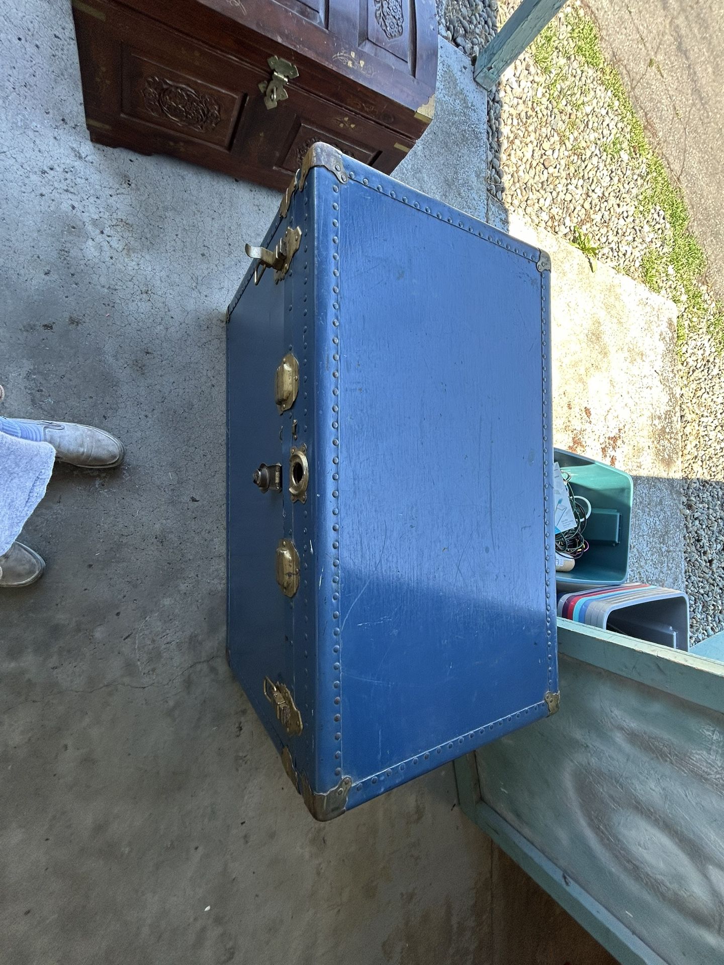 older wooden chest