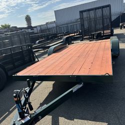 Carson Trailer Green Standard Car Hauler 16 Foot