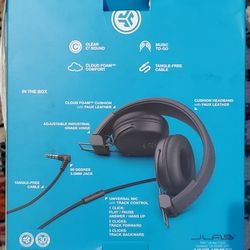 JLAB
STUDIO WIRED
ON-EAR HEADPHONES BLACK 