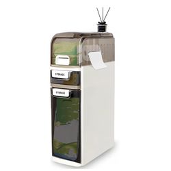 BRAND NEW 3-Tiers Slim Narrow Bathroom Storage Cabinet with Drawers and Wheels