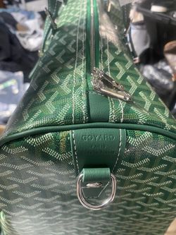 Goyard Duffle Green Bag