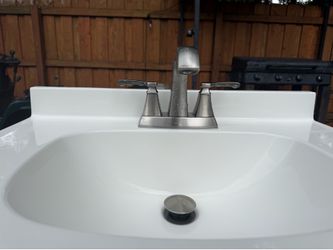 24” sink top and faucet