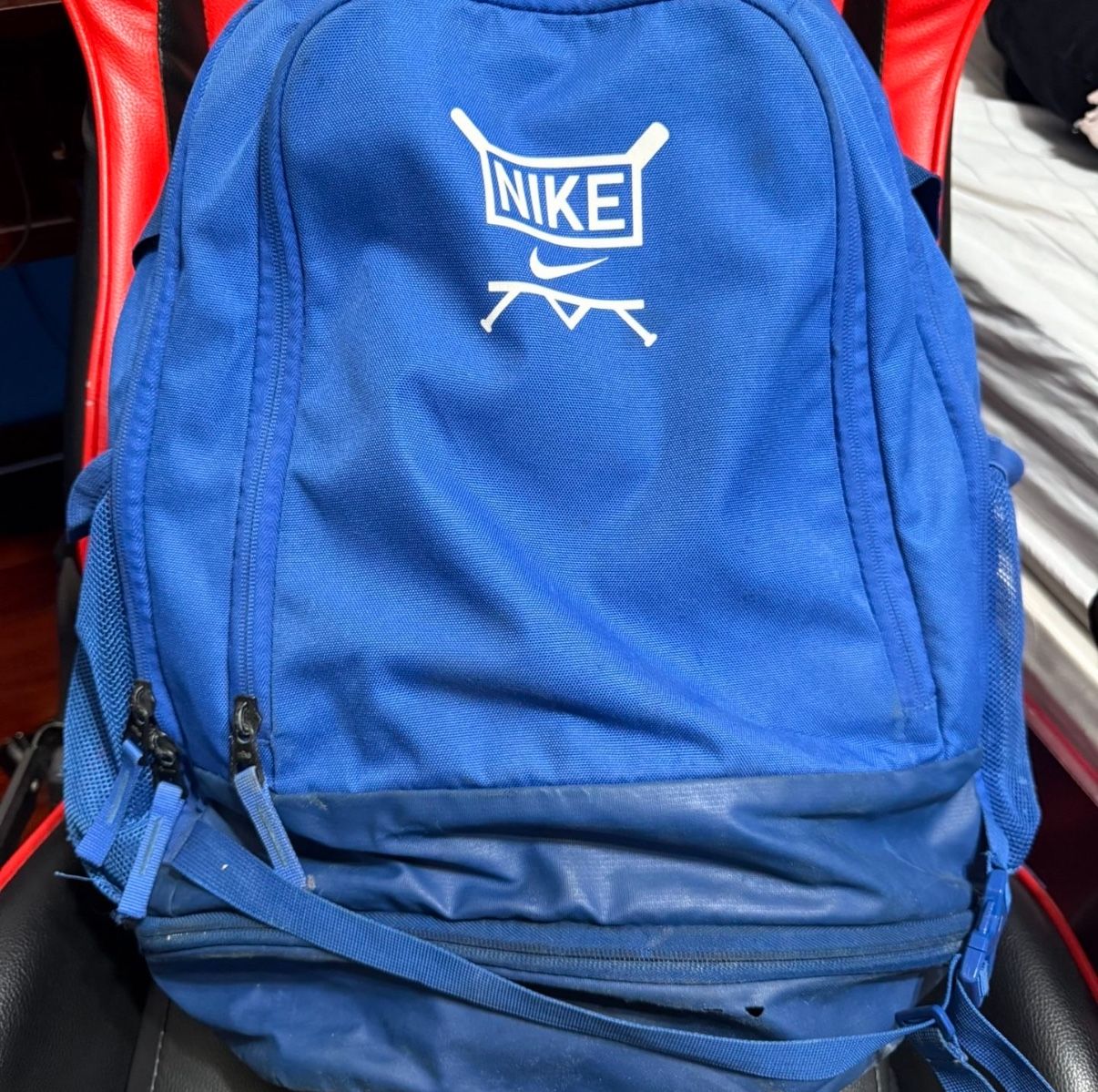 Blue Nike Baseball Bag