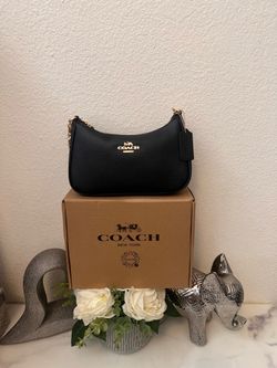 Black coach bag for women
