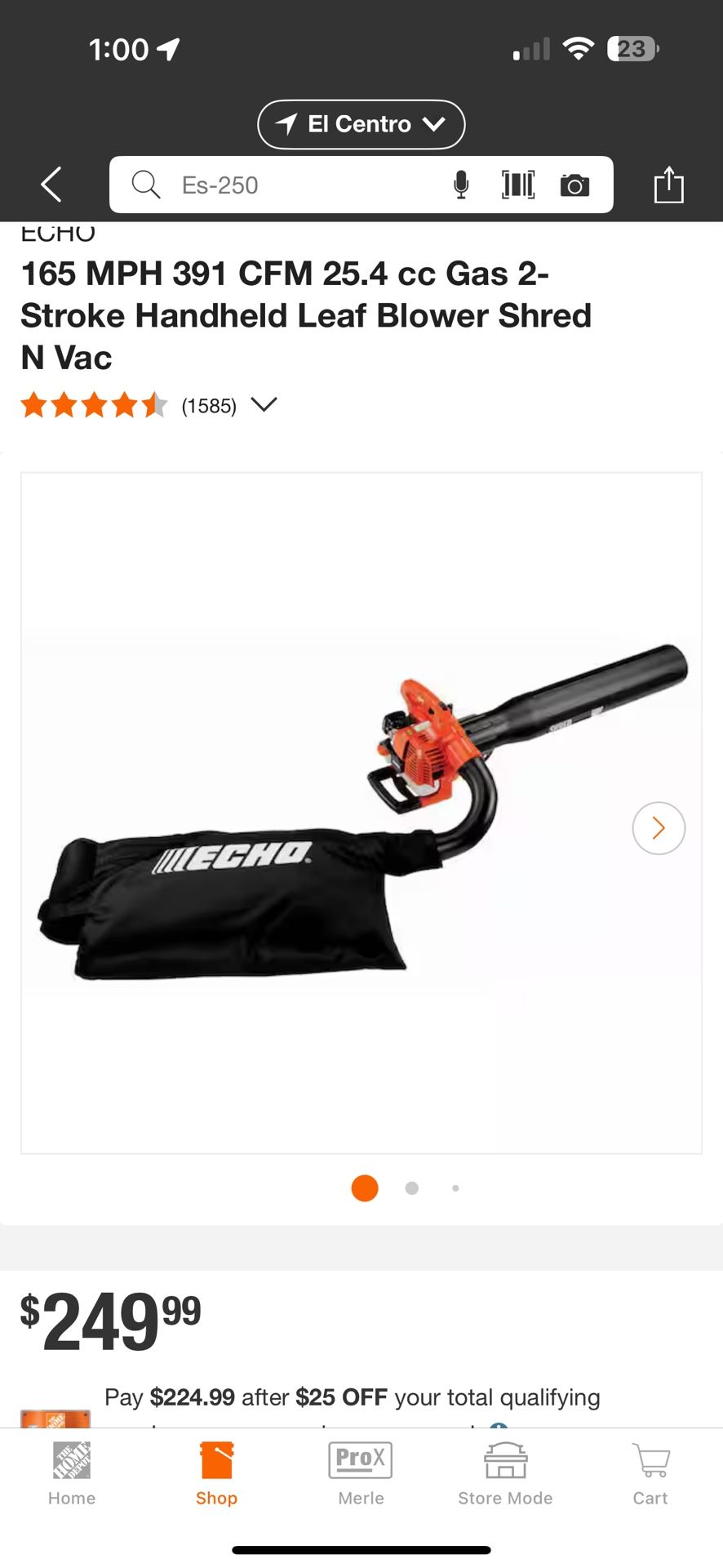 Echo Leaf Blower Gas