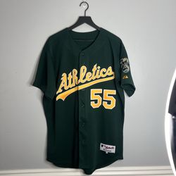 Oakland A’s Athletics Adam Dunn Baseball Jersey Mens 48 Green Majestic Authentic