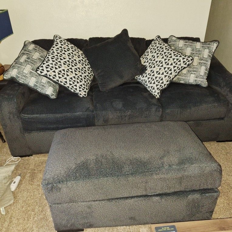 Couch, Chair, Ottoman