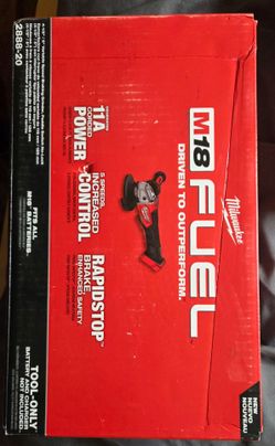 Milwaukee m18 fuel 4 1/2"/5" speed breaker grinder  2888-20