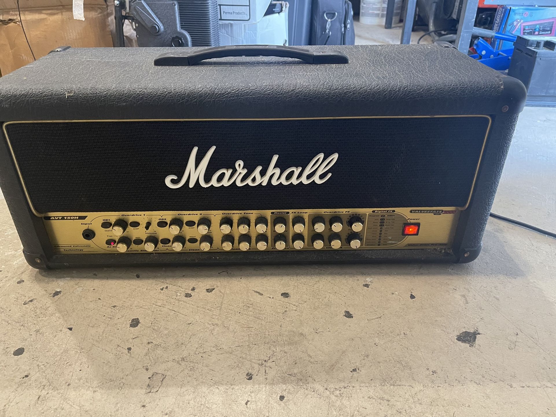 Used Marshall Valvestate 2000 Solid State Guitar Amp Head