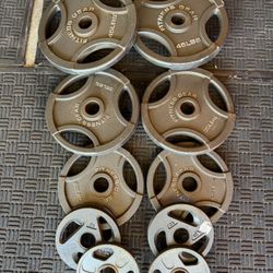 Olympic weights 240lbs total