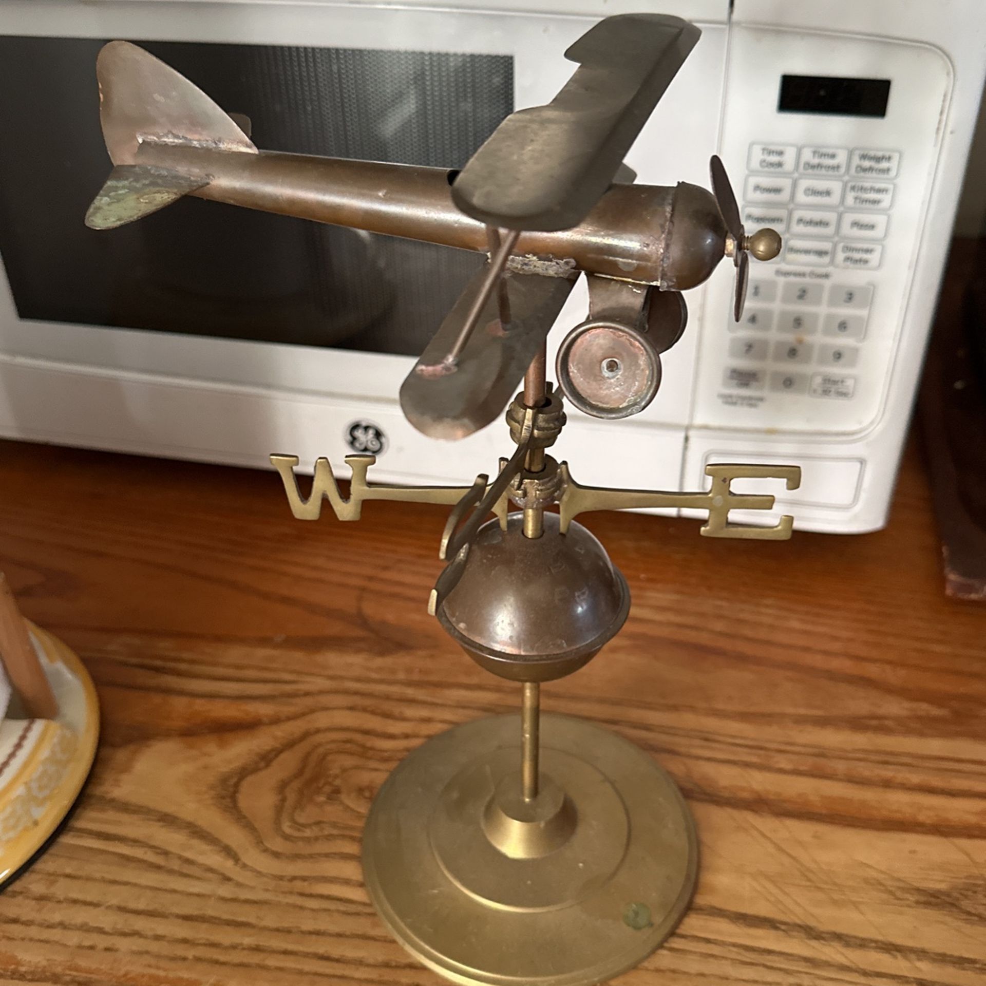 Brass And Copper Antique Desk Weather Vane