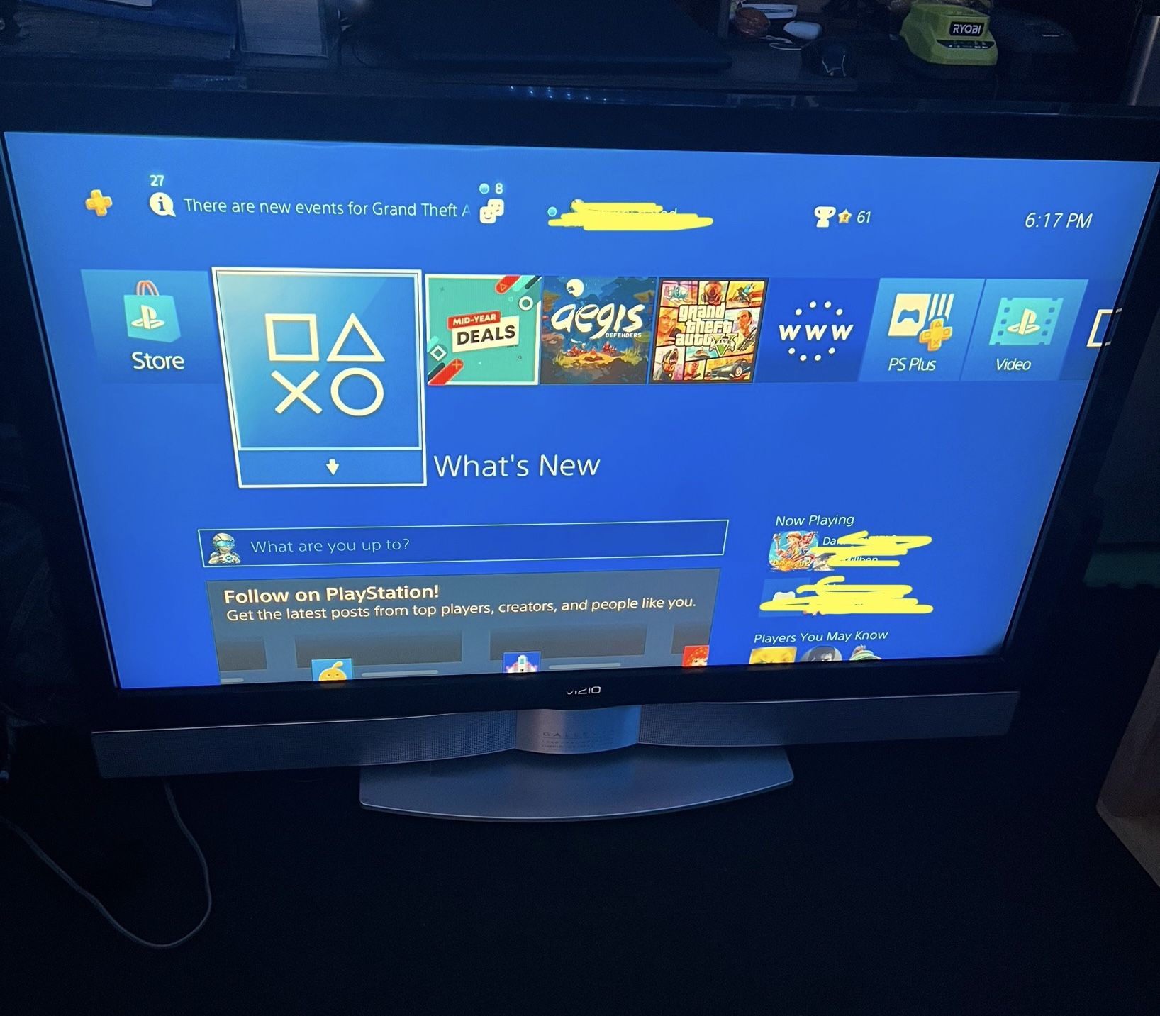 Vizio TV remote Included