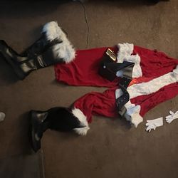 Santa Outfit With Real Boots 