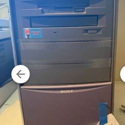 Vintage Sony Vaio PCV90 Retro Gaming Computer 