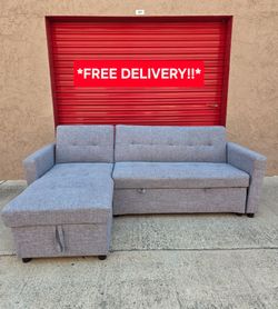 Reversable Sofa Bed with Storage (Left or Right Side)