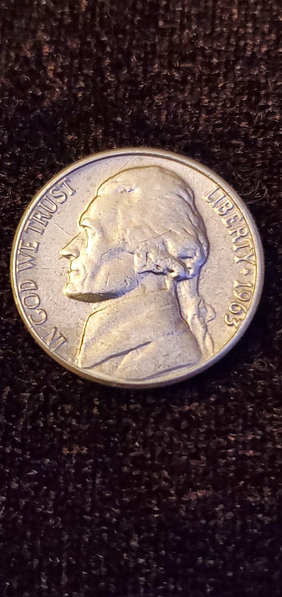 Rare 1963 Jefferson Nickel Error