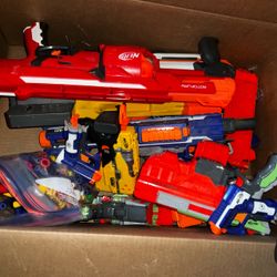 Nerf Gun Lot – Multiple Blasters