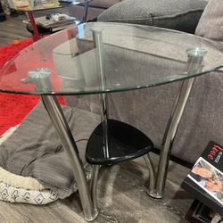Glass Side Tables (2) & Coffee Table(1) 