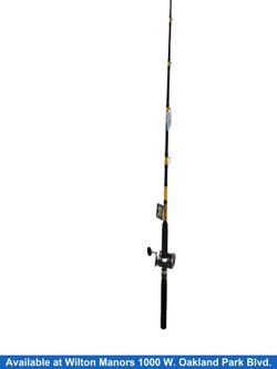 Penn Senator Red Fishing Rod & Reel Combo