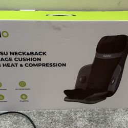 Syvio Shiatsu Neck & Back Massage Cushion with Heat & Compression