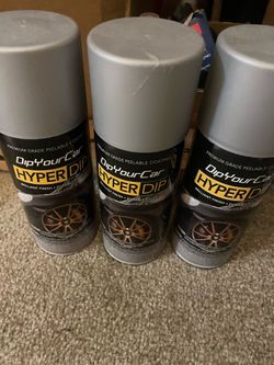 Silver plastidip 3 cans brand new