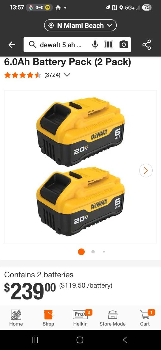 Dewalt Batteries